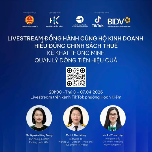 THÔNG BÁO LIVESTREAM SỐ 2, TRUYỂN THÔNG CHÍNH SÁCH THUẾ