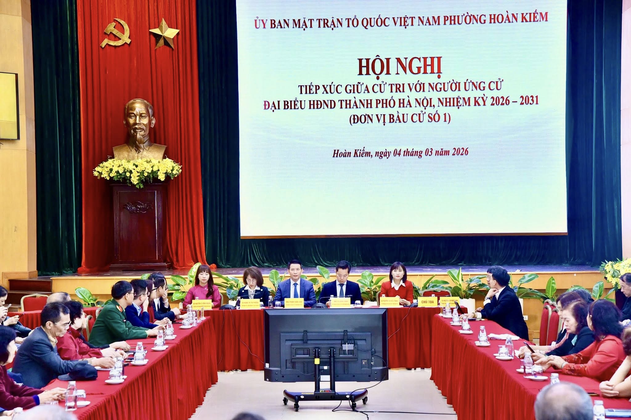 Hội nghị tiếp xúc cử tri giữa người ứng cử Đại biểu HĐND Thành phố Hà Nội khóa XVII, nhiệm kỳ 2026 – 2031 (Đơn vị bầu cử số 1)