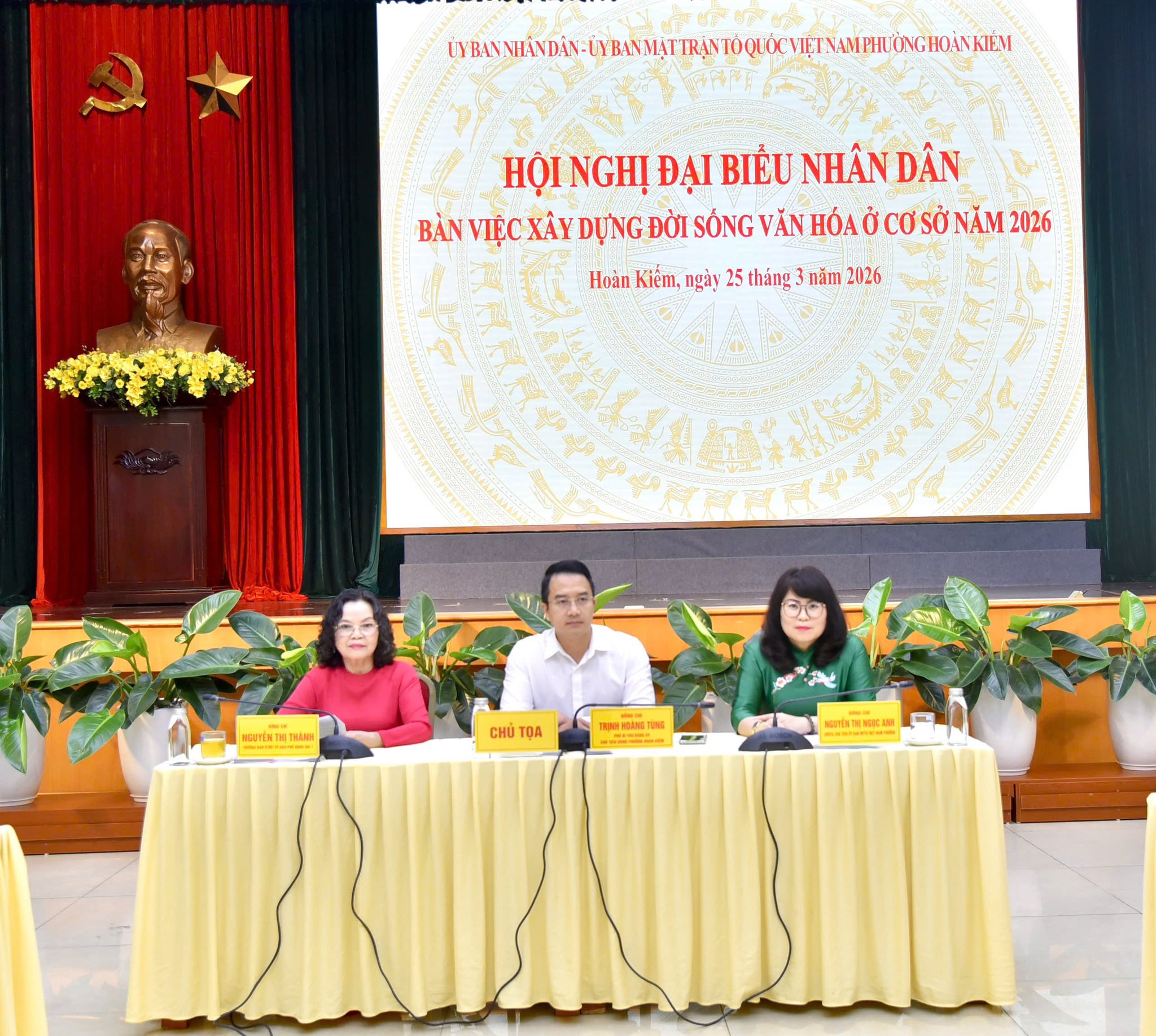 HỘI NGHỊ ĐẠI BIỂU NHÂN DÂN “BÀN VIỆC XÂY DỰNG ĐỜI SỐNG VĂN HÓA Ở CƠ SỞ” PHƯỜNG HOÀN KIẾM NĂM 2026